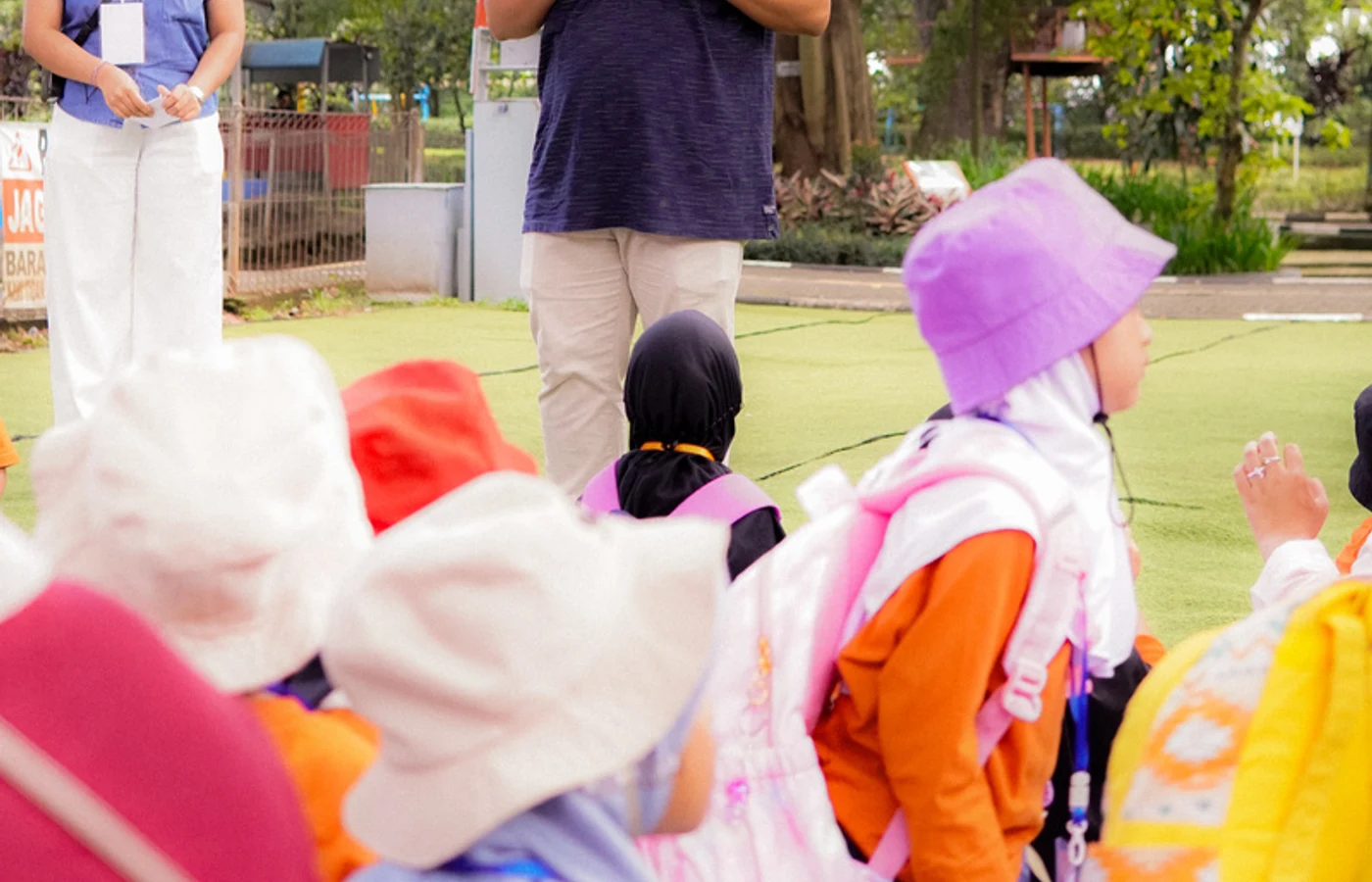 Transvire Junior road safety education session with children