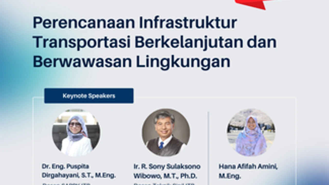 Thematic Series Webinar 1 on sustainable and environmentally friendly transportation infrastructure planning