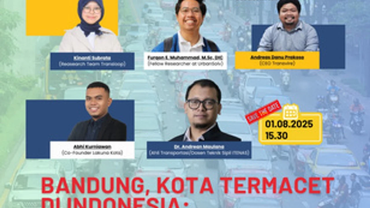 Thematic Series Webinar 2 on urban congestion in Bandung